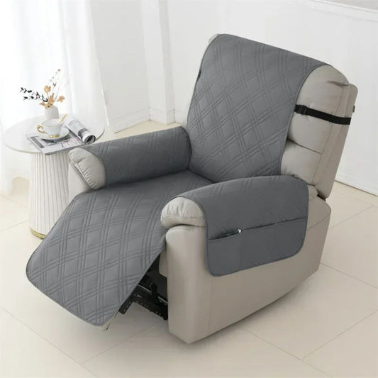 Waterproof Quilted Recliner Chair Slipcover