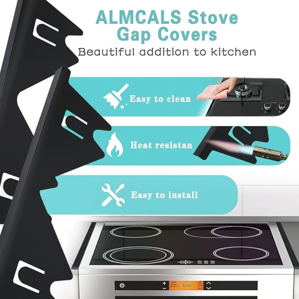 Adjustable Stove Gap Covers, GapLock Design