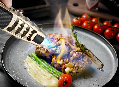 Windproof Torch Lighter with Adjustable Flame