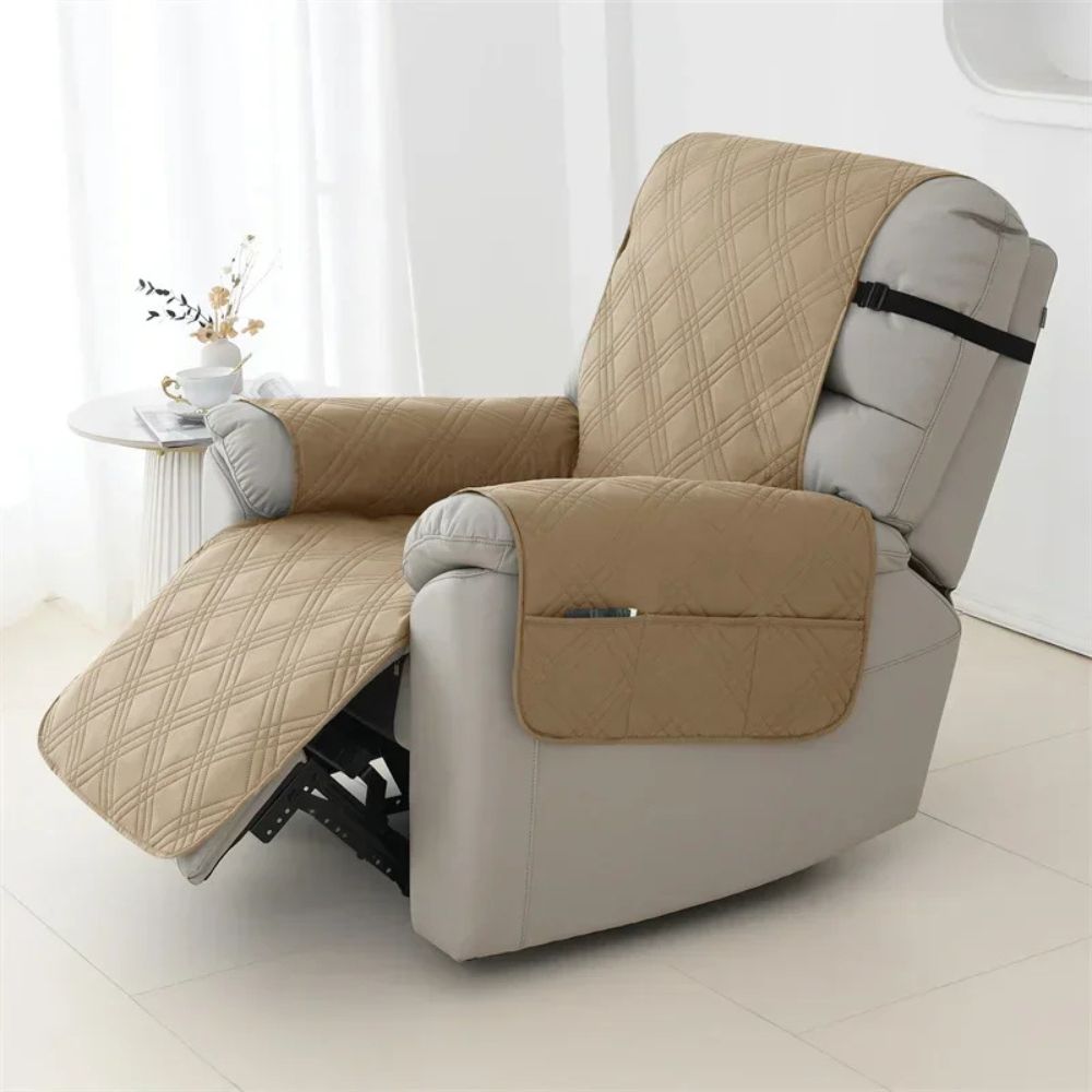 Waterproof Quilted Recliner Chair Slipcover