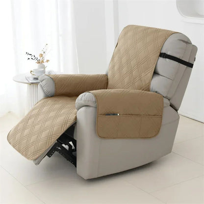 Waterproof Quilted Recliner Chair Slipcover