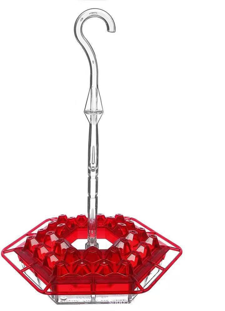 Ant Proof Hummingbird Feeder with Outdoor Hanging Perch