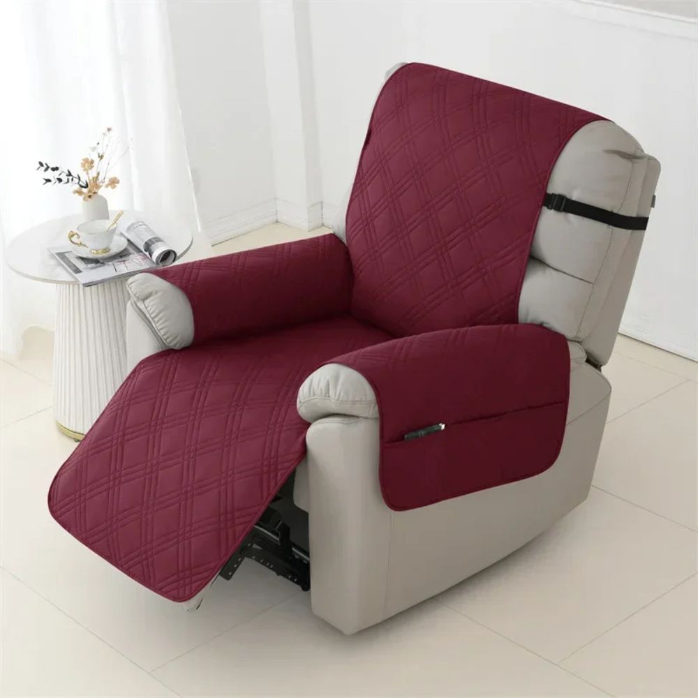 Waterproof Quilted Recliner Chair Slipcover