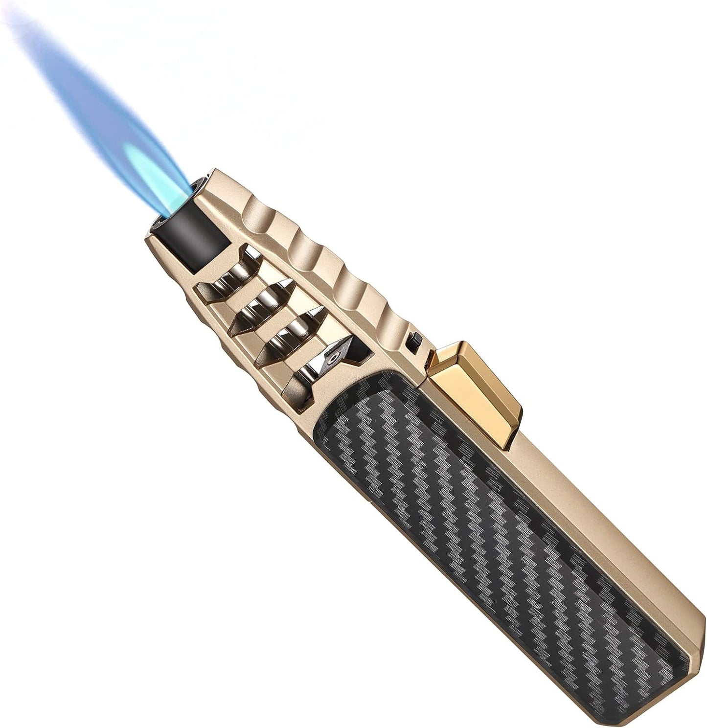 Windproof Torch Lighter with Adjustable Flame