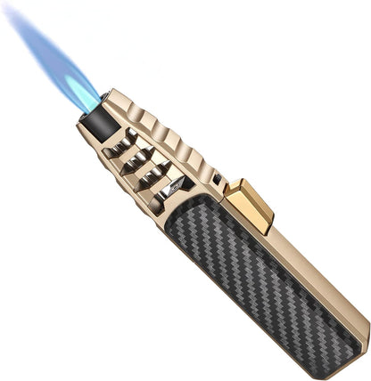 Windproof Torch Lighter with Adjustable Flame