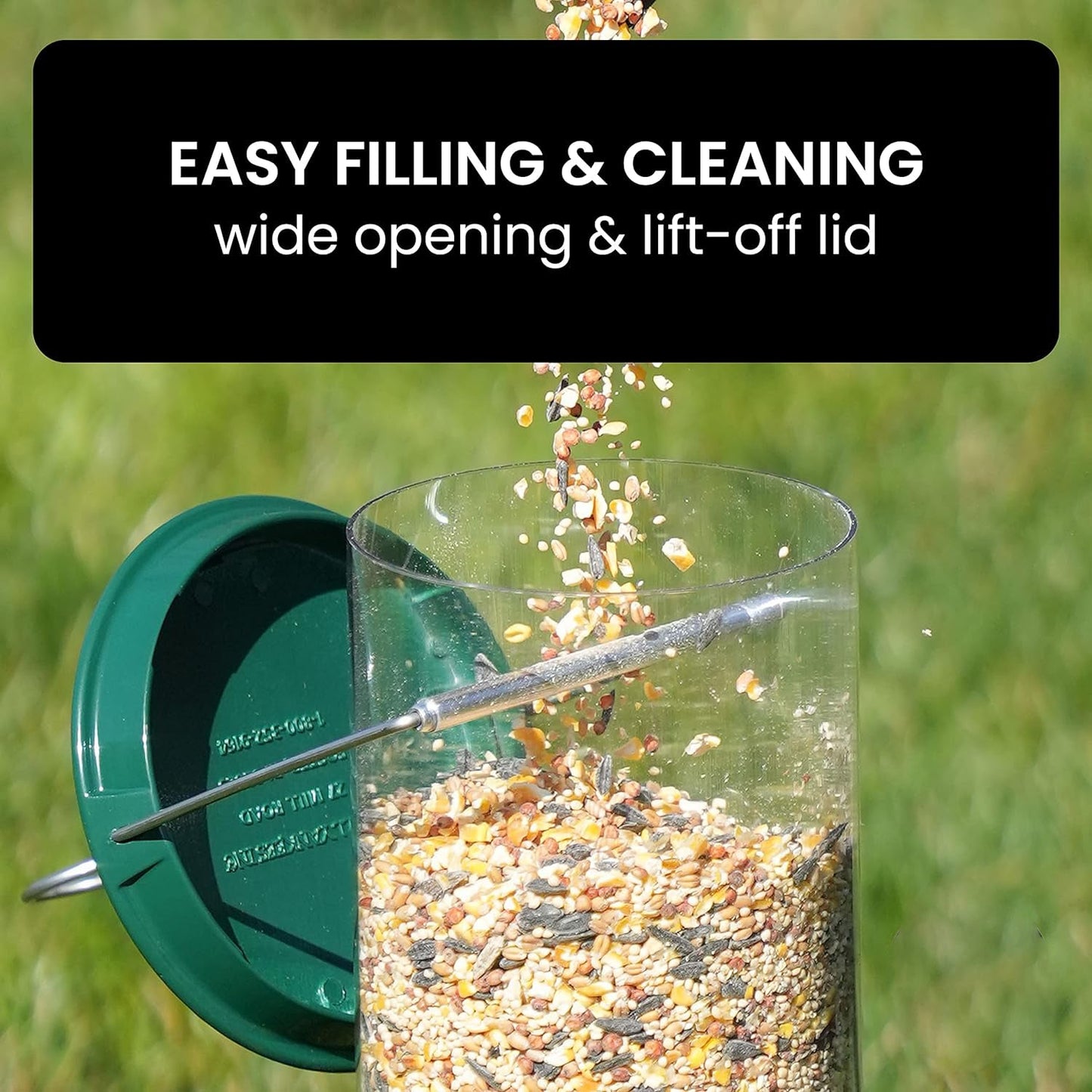 Squirrel Proof Bird Feeder with Durable Design