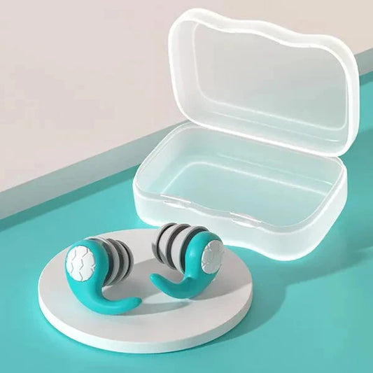 Noise Cancelling Silicone Earplugs for Sleep and Travel