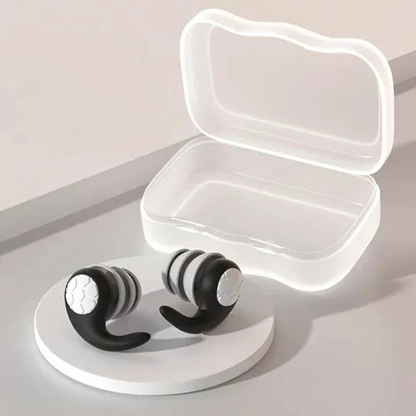 Noise Cancelling Silicone Earplugs for Sleep and Travel