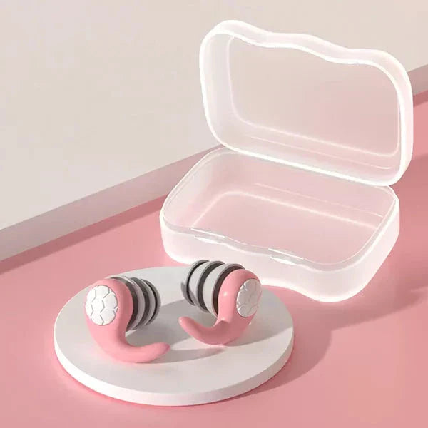 Noise Cancelling Silicone Earplugs for Sleep and Travel