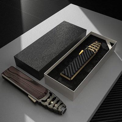 Windproof Torch Lighter with Adjustable Flame