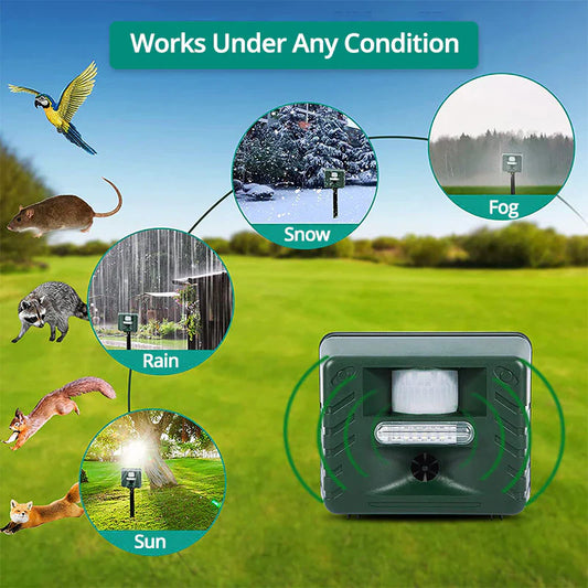 Ultrasonic Woodpecker Repeller for Pest Control
