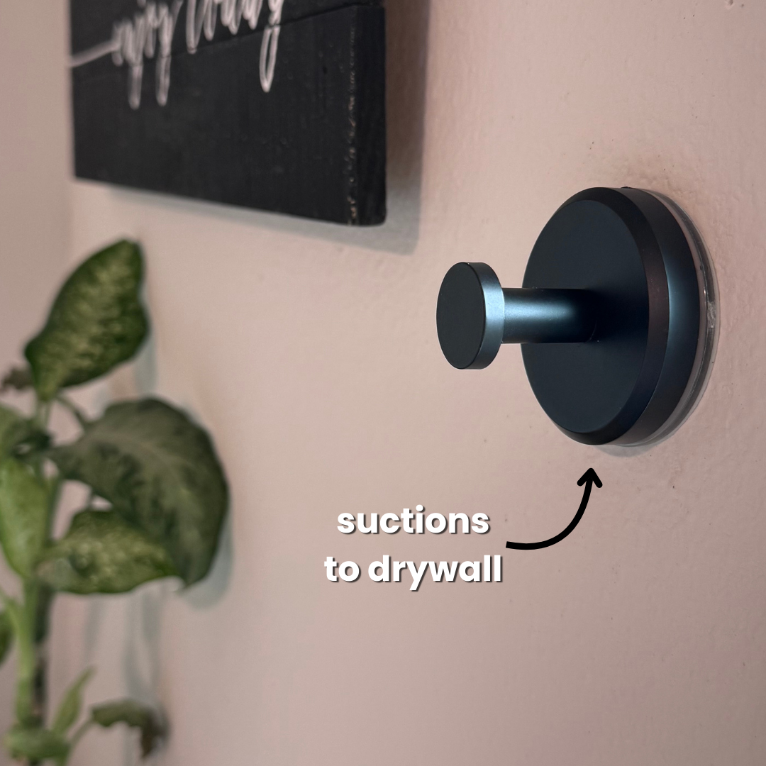 Instant Grip Suction Hooks for Easy Hanging and Organization