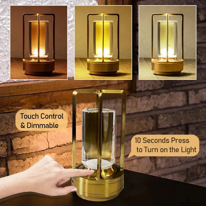 Cordless Nordic Table Lamp, Modern Design for Home Decor