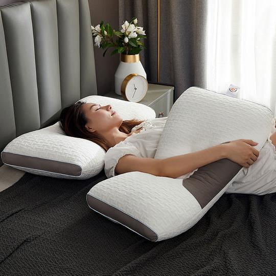 Hybrid Pillow for Back and Side Sleepers, Neck and Shoulder Support
