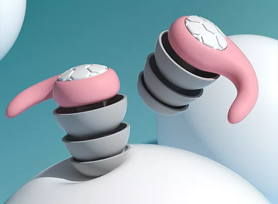 Noise Cancelling Silicone Earplugs for Sleep and Travel